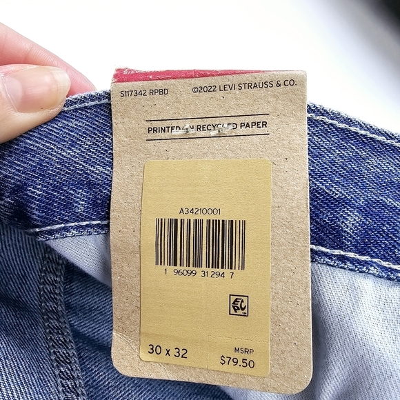 Levi's Silvertab Loose Men's Jeans - Medium Wash NWT - Picture 11 of 16